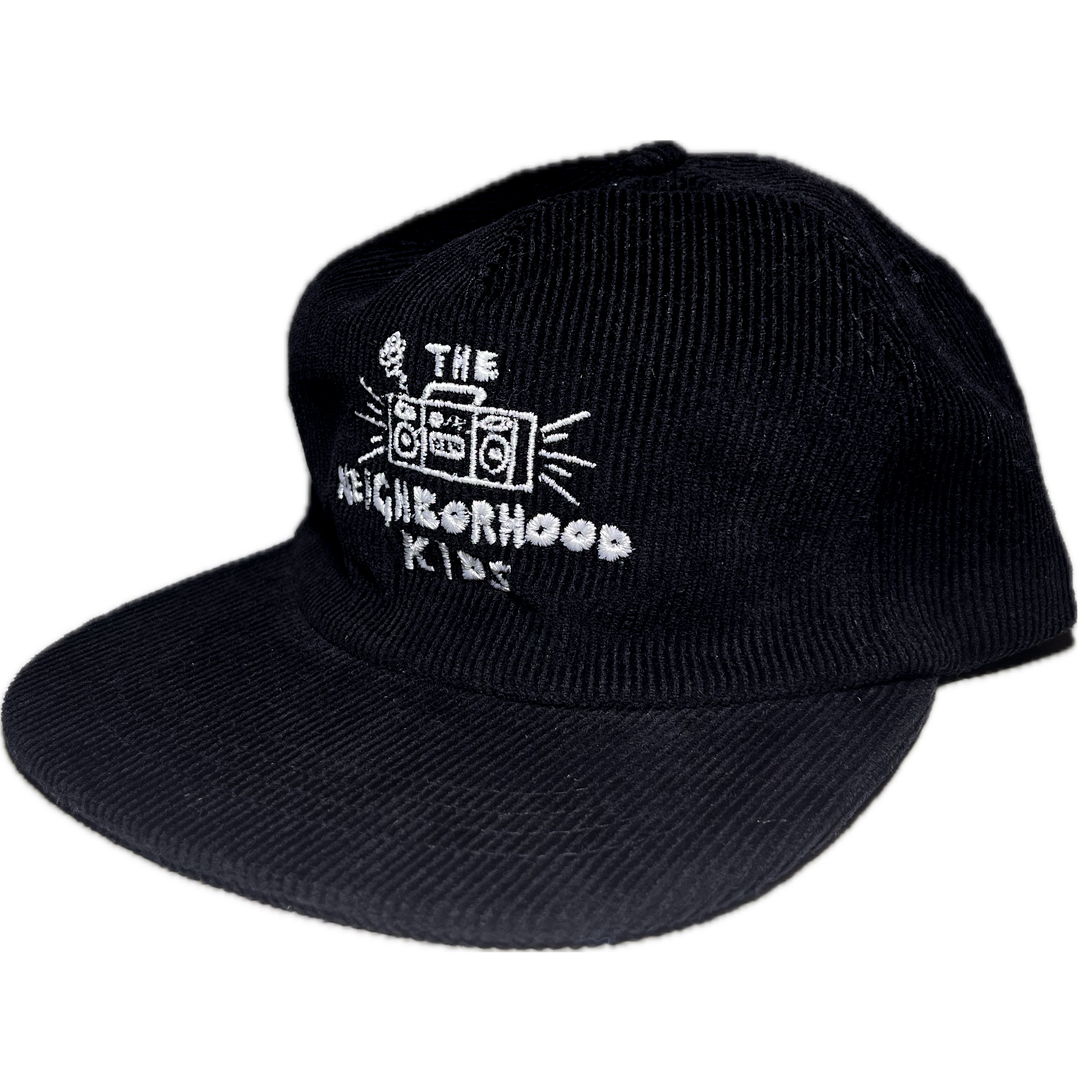 TNK Black Corduroy 5 Panel Hat – The Neighborhood Kids
