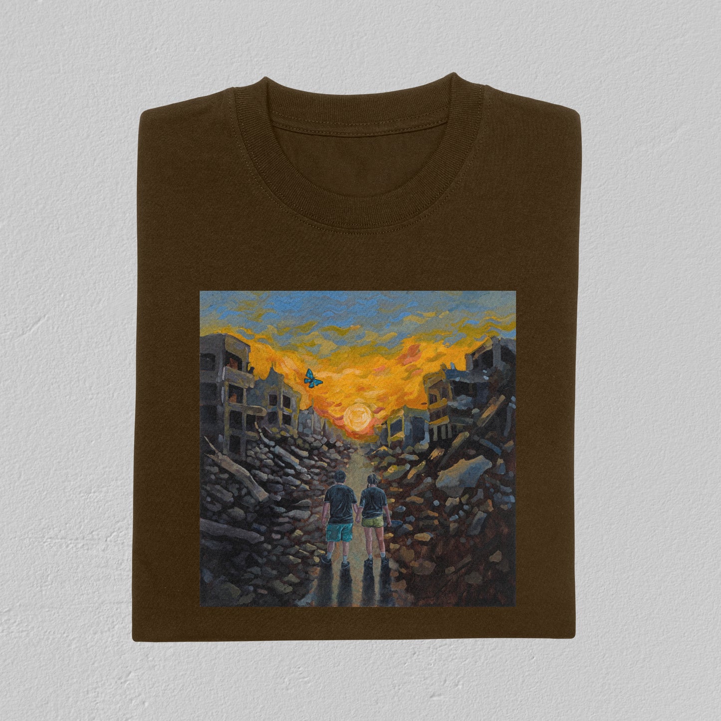 (ON TOUR ORDERS DELAYED UNTIL 6/22) VOICE OF THE REVOLUTION COVER OVERSIZED TOUR TEE (Tour Dates Back Print)