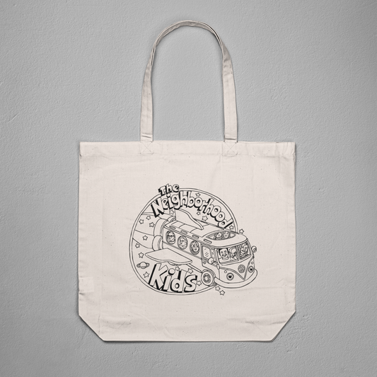 (ON TOUR ORDERS DELAYED UNTIL 6/22) TNK Magic School Bus Cream Tote Bag