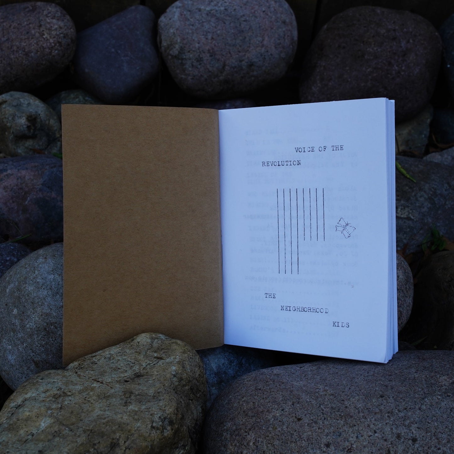 (ON TOUR ORDERS DELAYED UNTIL 6/22) VOICE OF THE REVOLUTION LYRIC BOOK (Handmade)