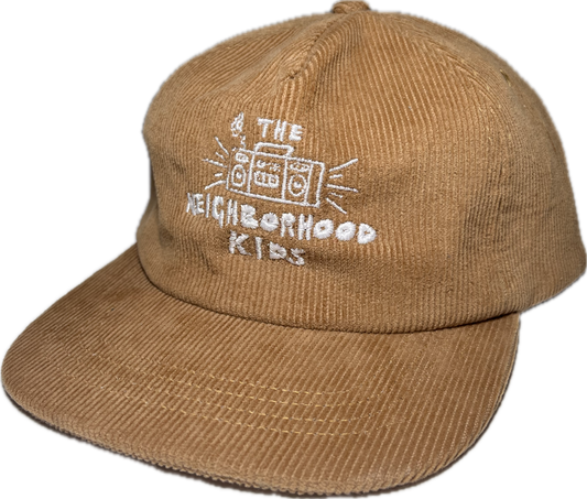 TNK Khaki Corduroy 5 Panel Hat (Shipping Delay: On Tour)