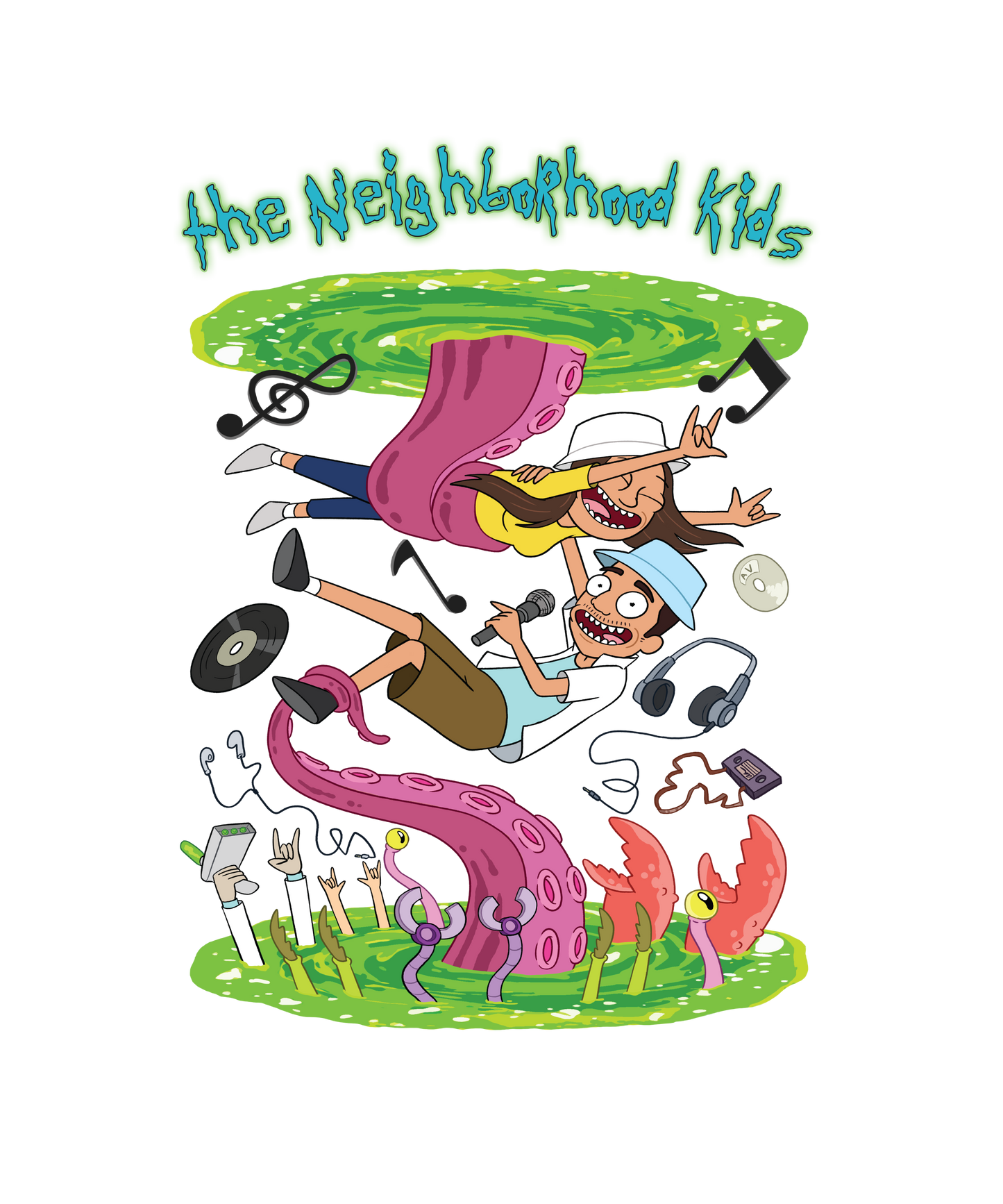 (ON TOUR ORDERS DELAYED UNTIL 6/22) The Neighborhood Kids Sticker Slaps