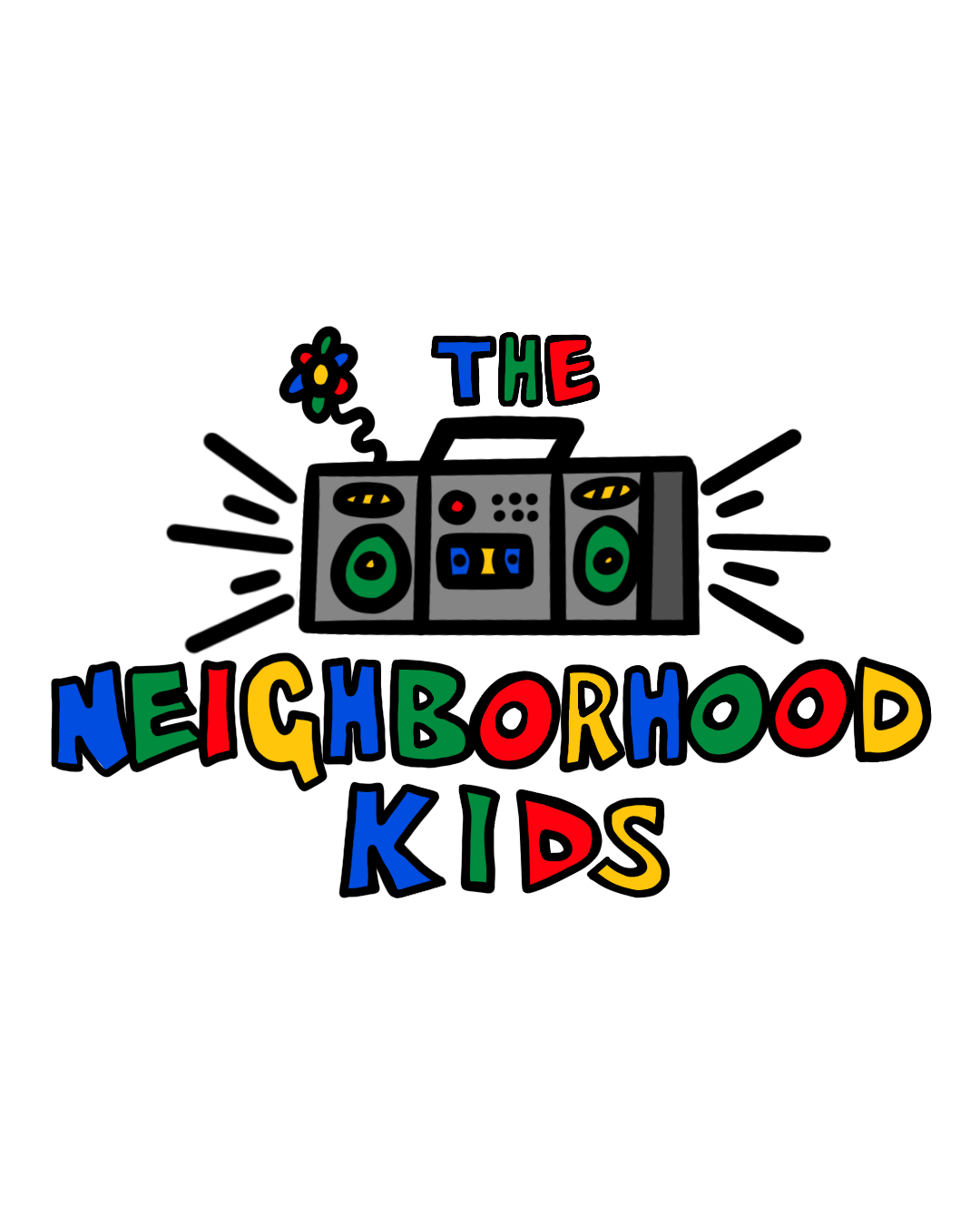 (ON TOUR ORDERS DELAYED UNTIL 6/22) The Neighborhood Kids Sticker Slaps