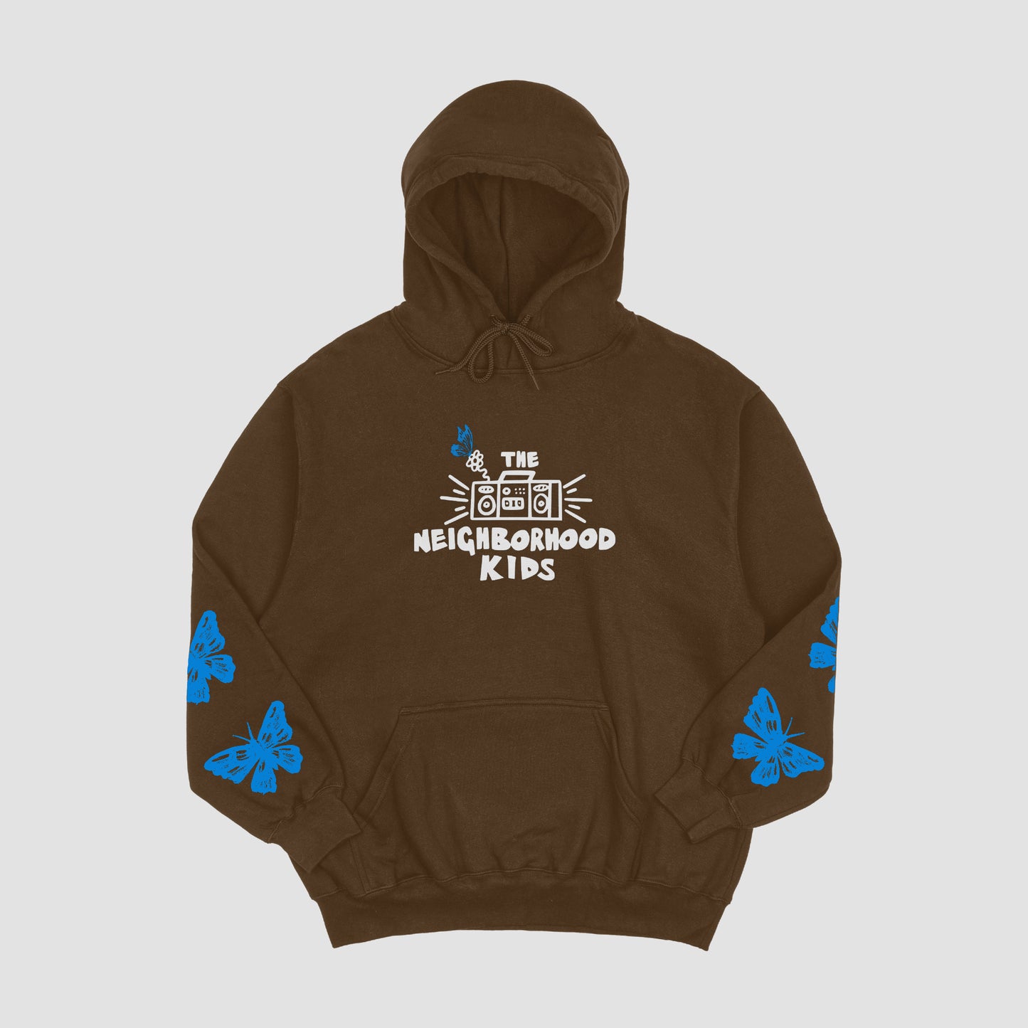 (ON TOUR ORDERS DELAYED UNTIL 6/22) TNK BLUE BUTTERFLY HOODIE (Limited Edition)