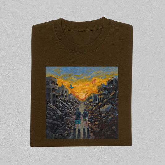 VOICE OF THE REVOLUTION COVER OVERSIZED TEE