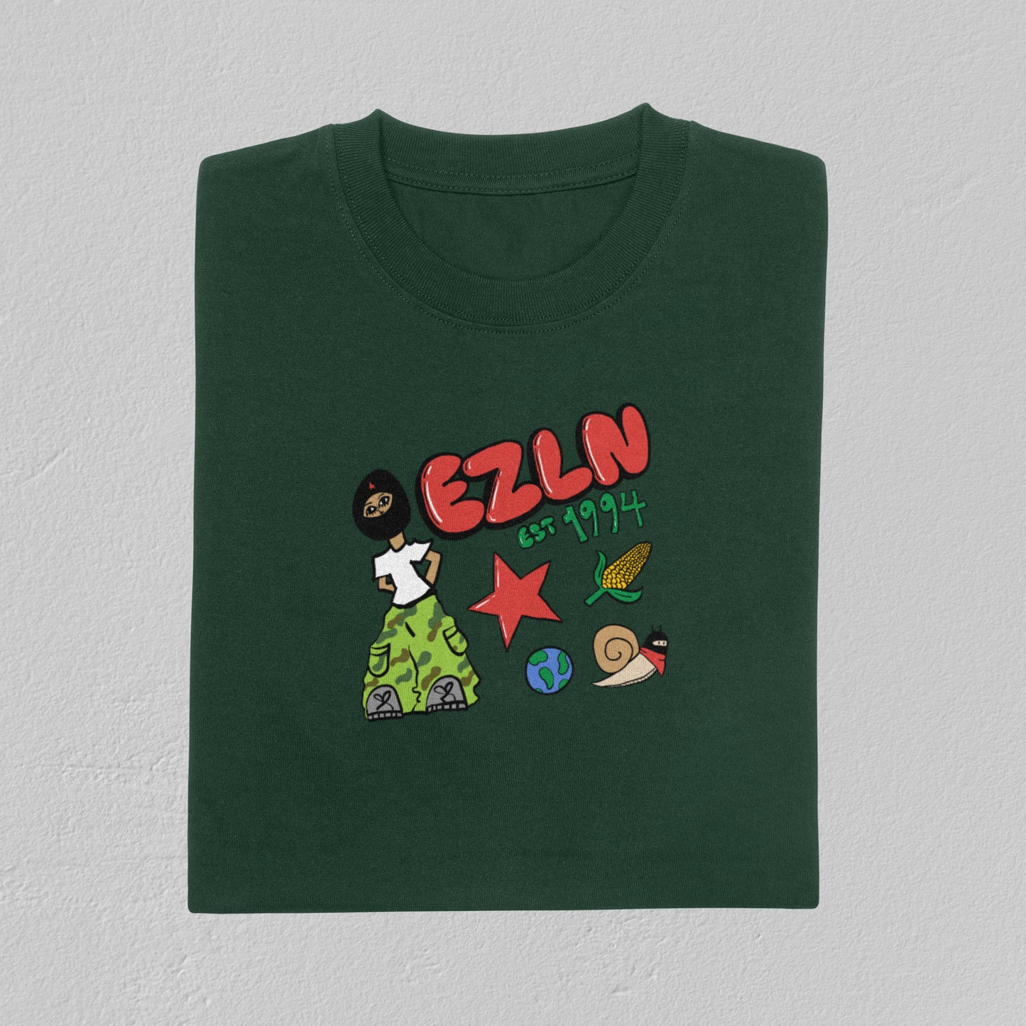 EZLN 1994 Forest Green T-Shirt