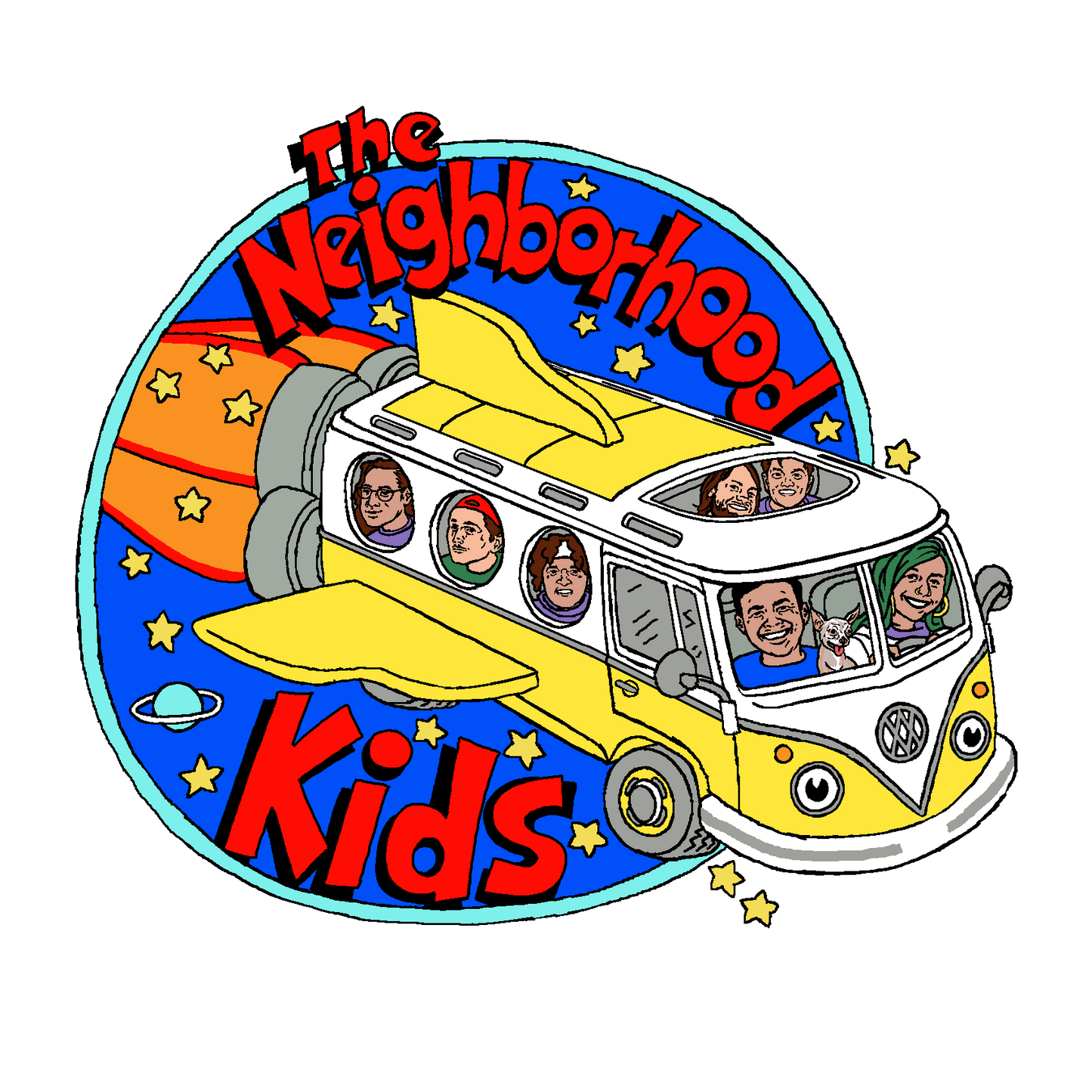 (ON TOUR ORDERS DELAYED UNTIL 6/22) The Neighborhood Kids Sticker Slaps