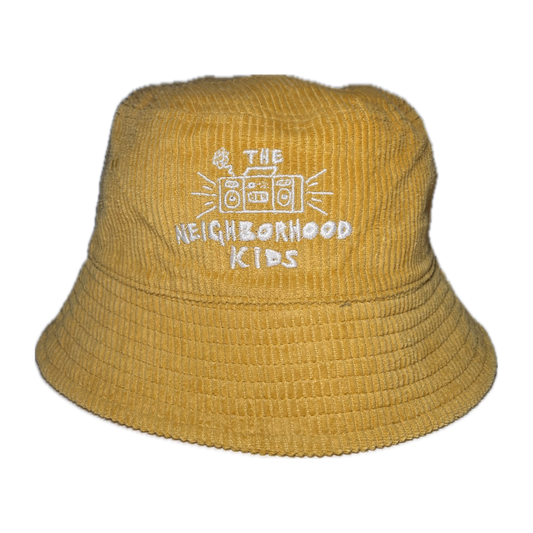 TNK Yellow Corduroy Bucket Hat