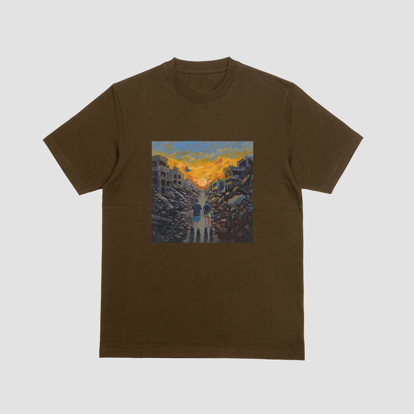 (ON TOUR ORDERS DELAYED UNTIL 6/22) VOICE OF THE REVOLUTION COVER OVERSIZED TOUR TEE (Tour Dates Back Print)