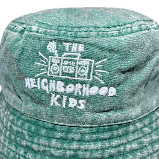 TNK Green Washed Bucket Hat
