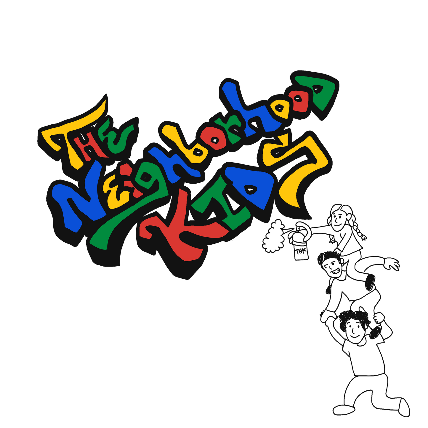 (ON TOUR ORDERS DELAYED UNTIL 6/22) The Neighborhood Kids Sticker Slaps