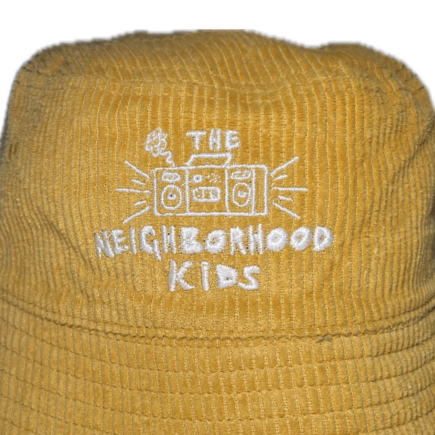 TNK Yellow Corduroy Bucket Hat