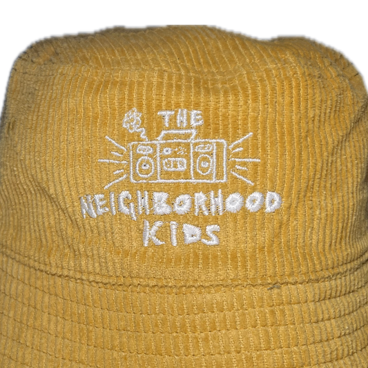TNK Yellow Corduroy Bucket Hat