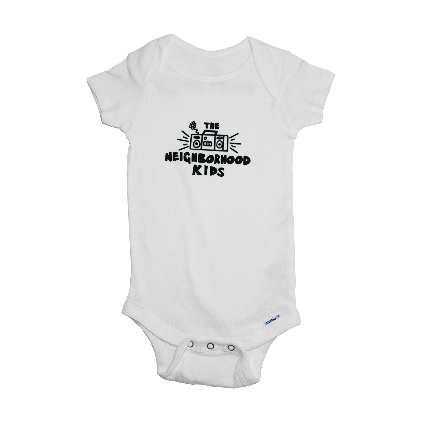 Baby Short Sleeve TNK Boombox Onesie